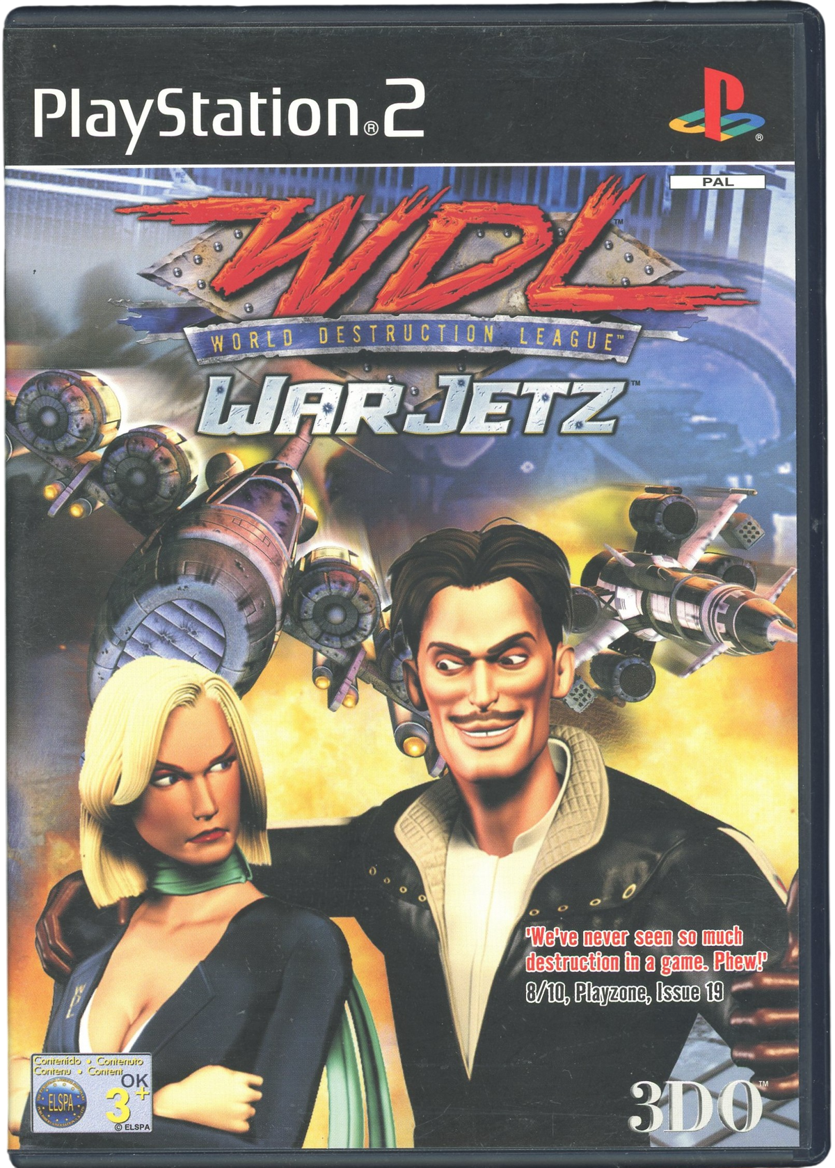 WDL – World Destruction League – WarJetz - Playstation 2 spill (PS2)