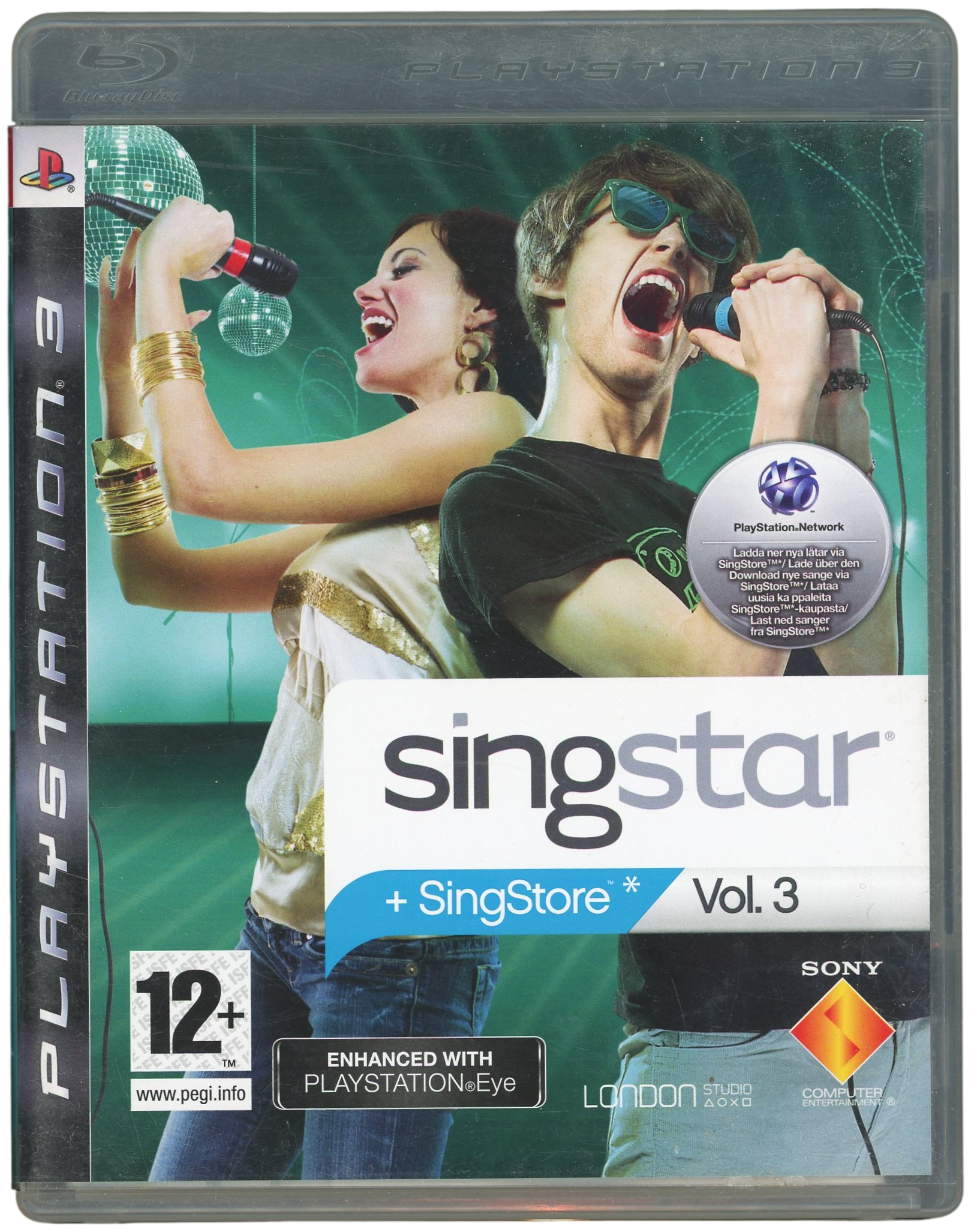 Singstar + Singstore Vol 3 - Playstation 3 spill (ps3)