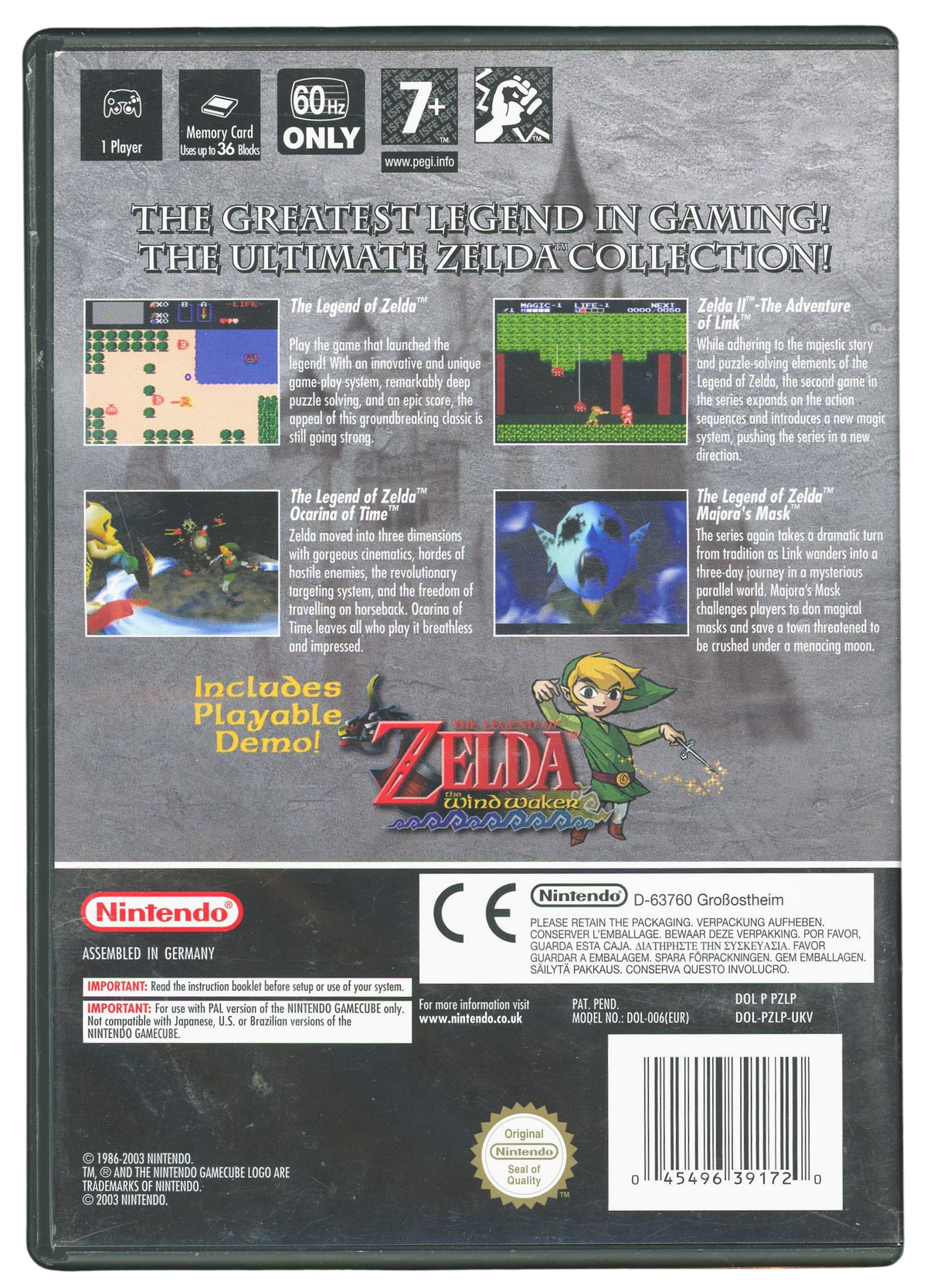 The legend of zelda - Collector's edition - Nintendo GameCube spill