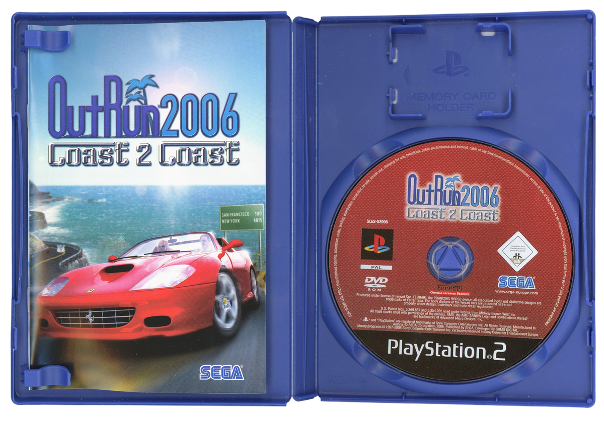 Outrun 2006 - Coast 2 coast - Playstation 2 spill (PS2)