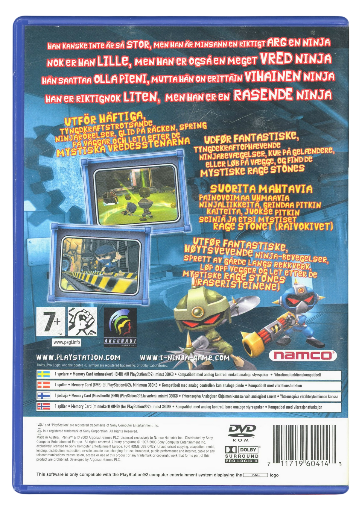 I-Ninja - Playstation 2 spill (PS2)