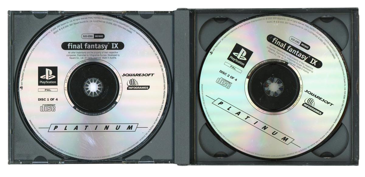 Final fantasy IX (platinum) - Playstation 1 spill (PS1)
