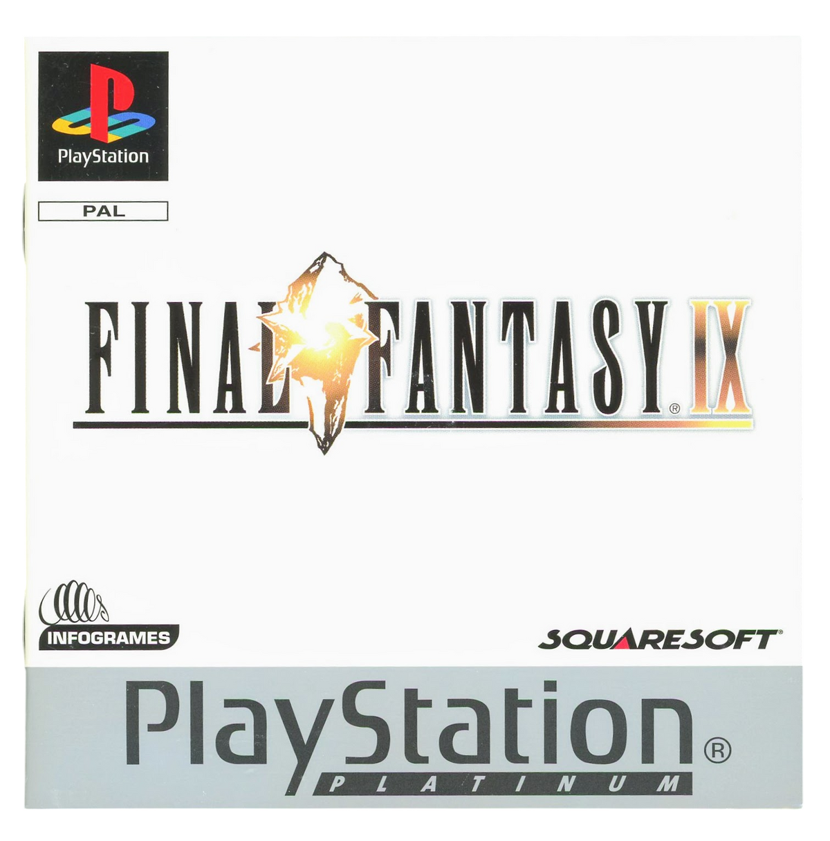 Final fantasy IX (platinum) - Playstation 1 spill (PS1)