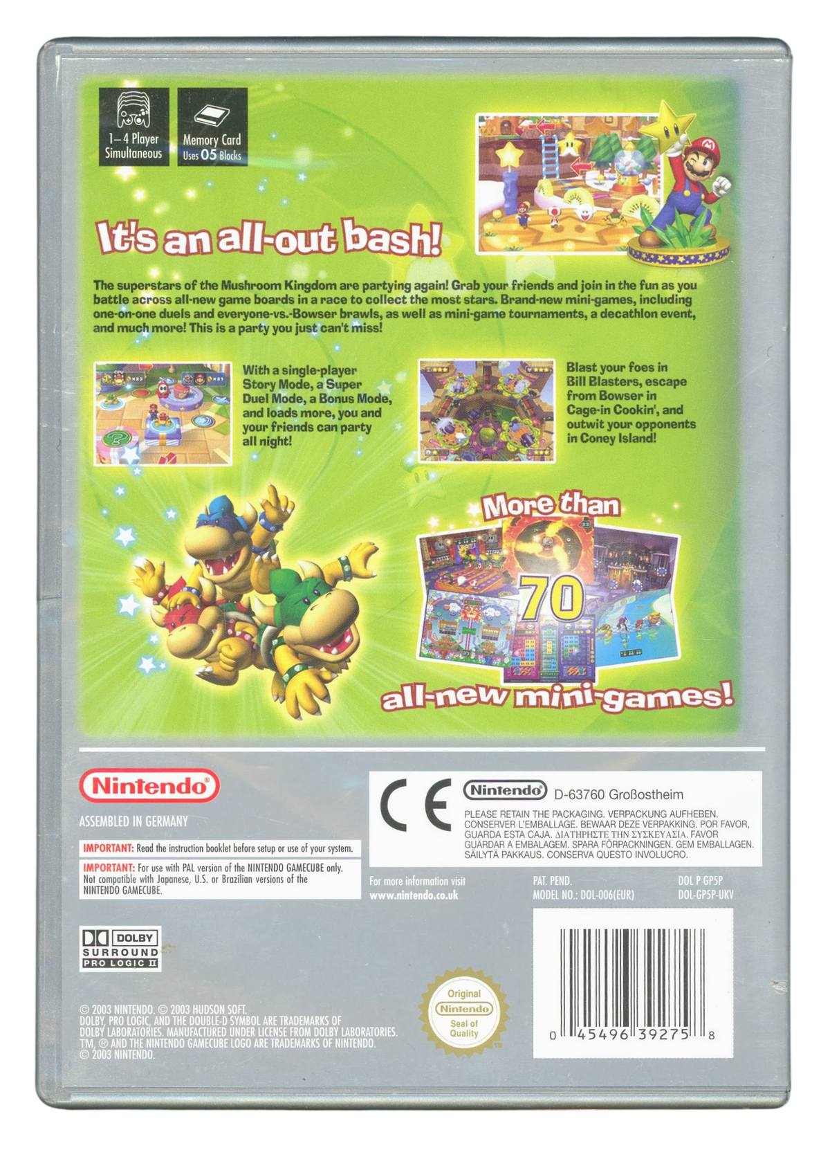 Mario party 5 (player's choice) – Nintendo GameCube spill