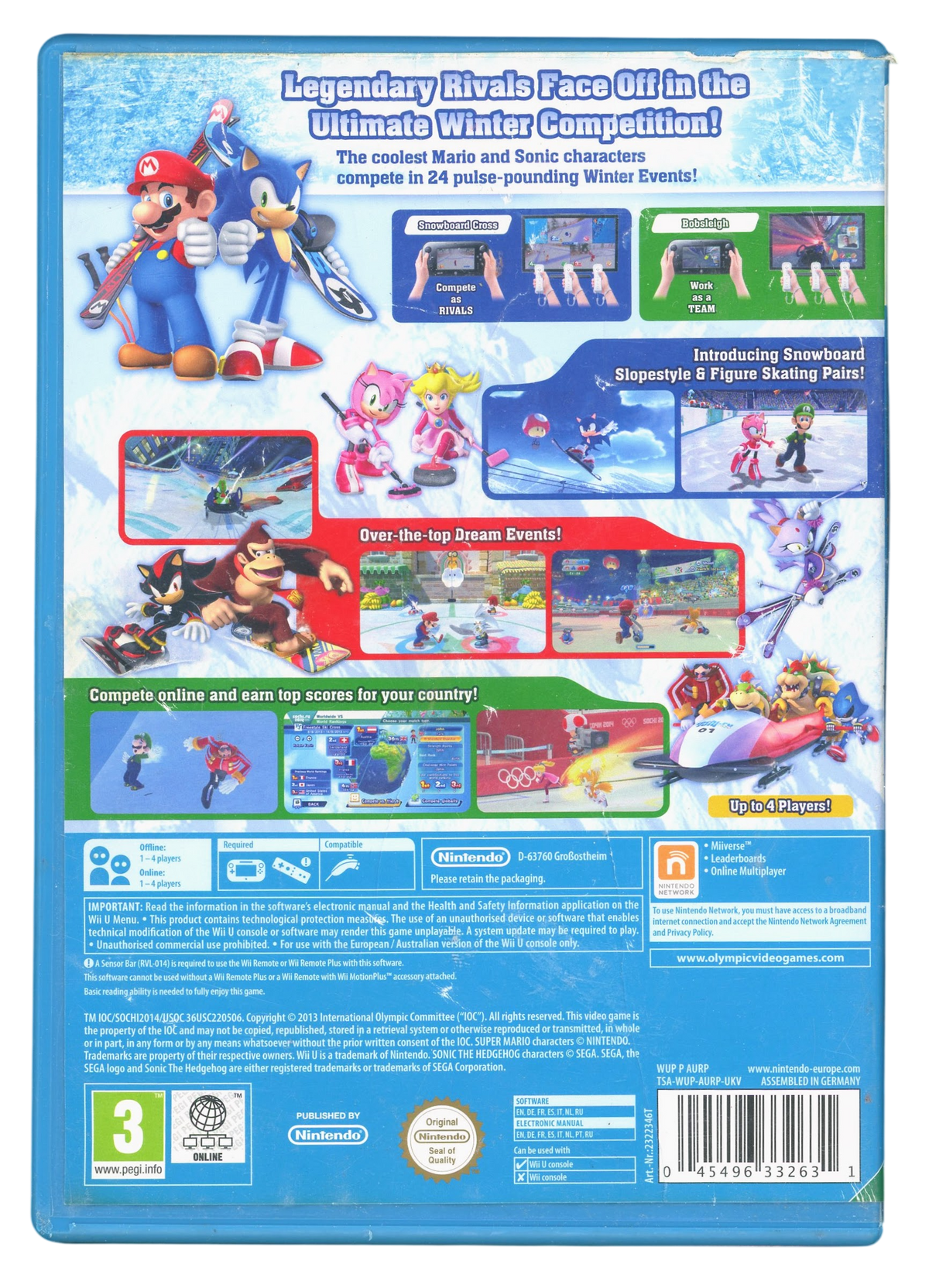 Mario & Sonic at the Olympic Winter Games Sochi 2014 - Nintendo Wii U spill