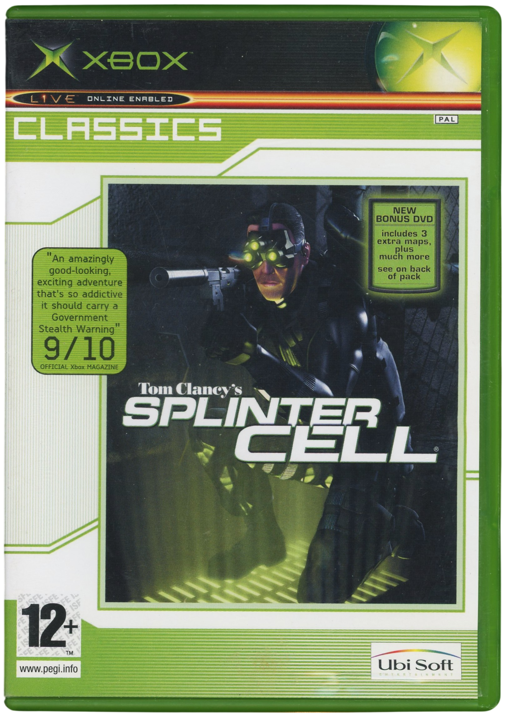 Tom Clancy's Splinter Cell - Xbox original spill (Classics)