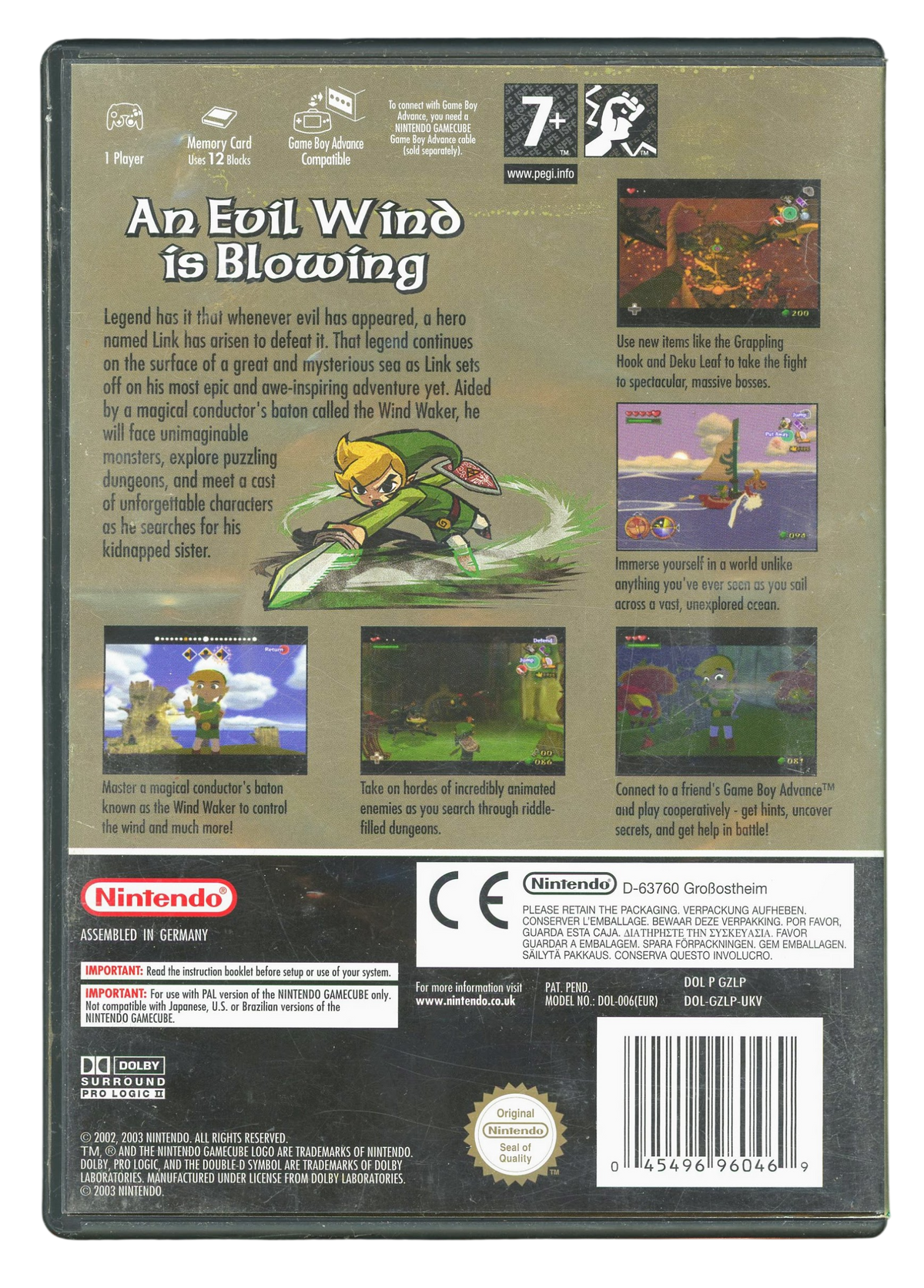 The legend of zelda - The wind waker  – Nintendo GameCube spill