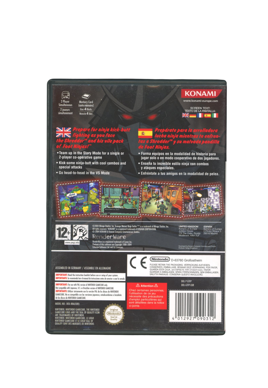 Produktbilde av Teenage Mutant Ninja Turtles Nintendo Gamecube Spill