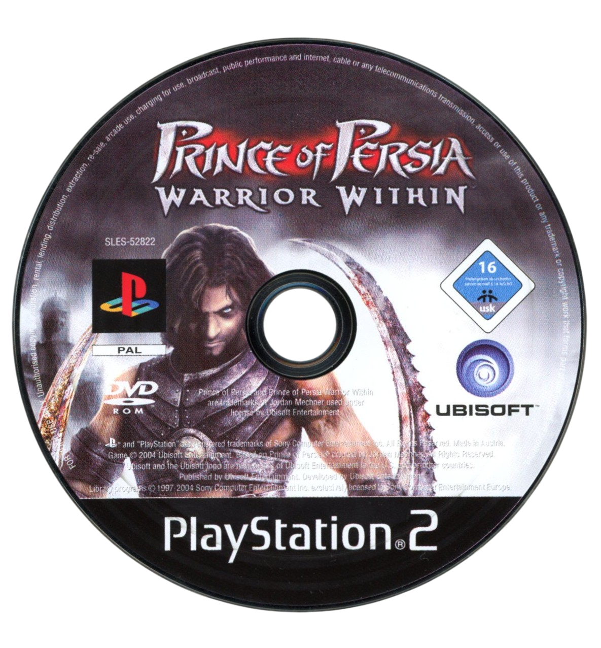 Prince of Persia: Warrior Within - Playstation 2 spill (PS2)