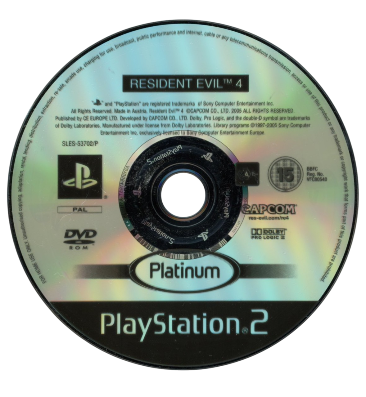 Resident Evil 4 (Platinum) - Playstation 2 spill (PS2)