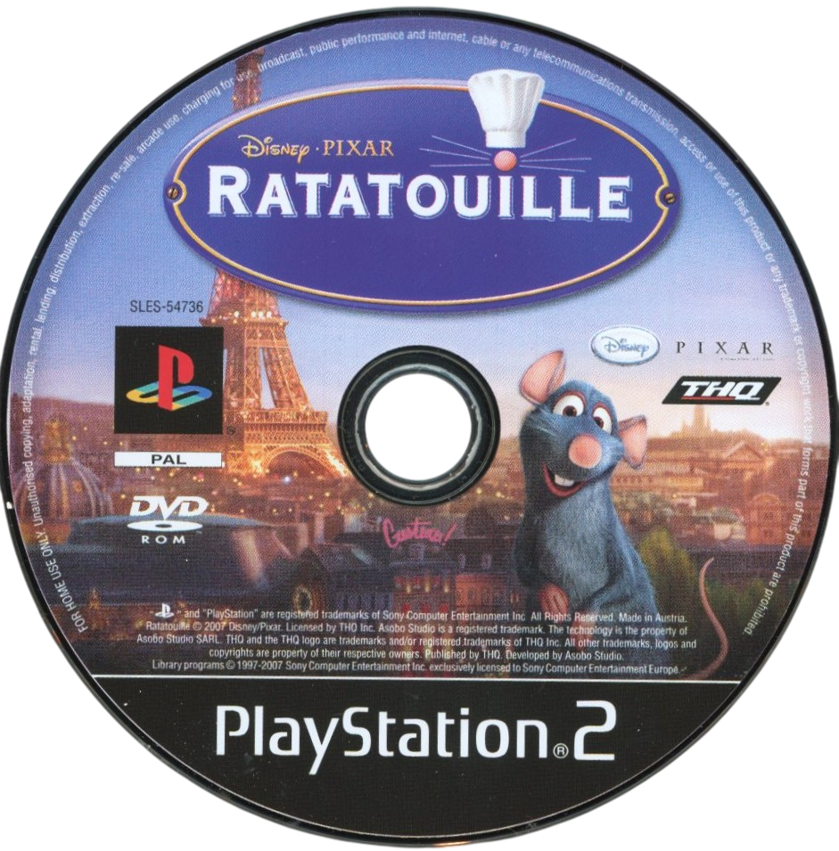 Ratatouille - Playstation 2 spill (PS2)