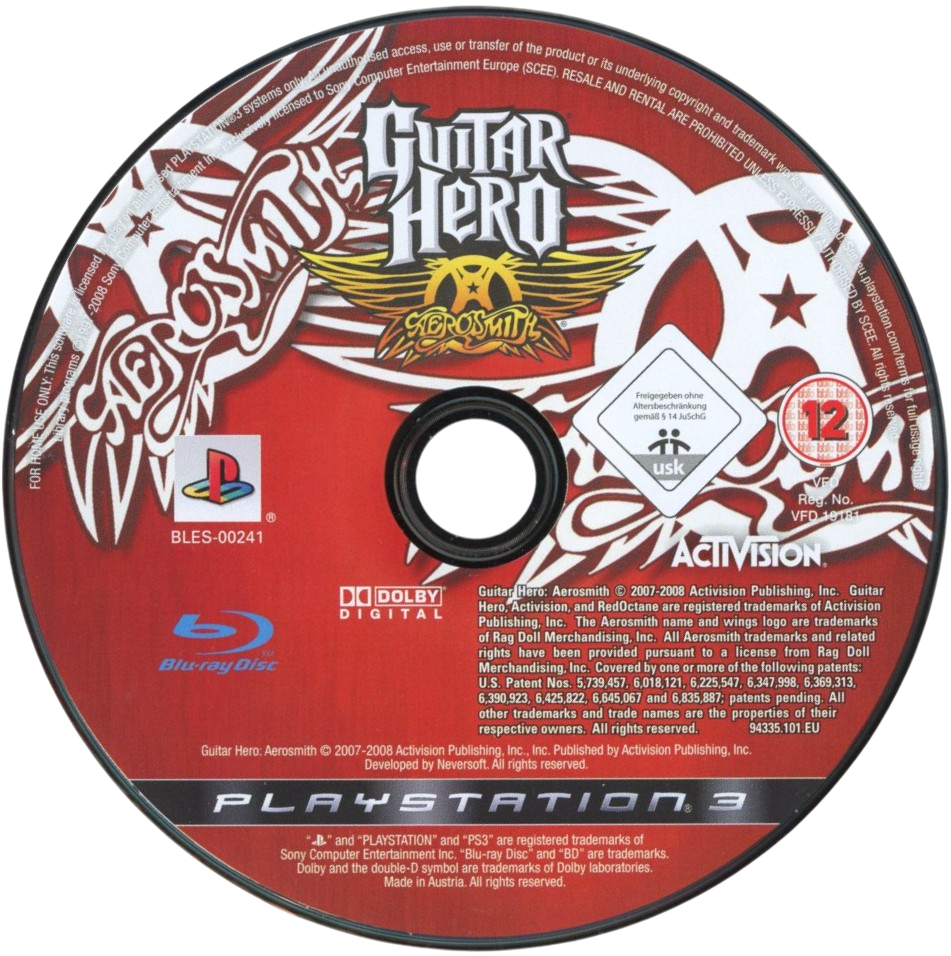 Guitar Hero Aerosmith - Playstation 3 spill (ps3)