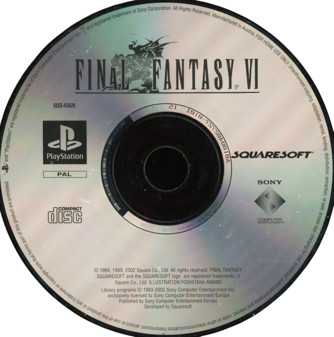 Final Fantasy VI - Playstation 1 spill (PS1) (Copy)
