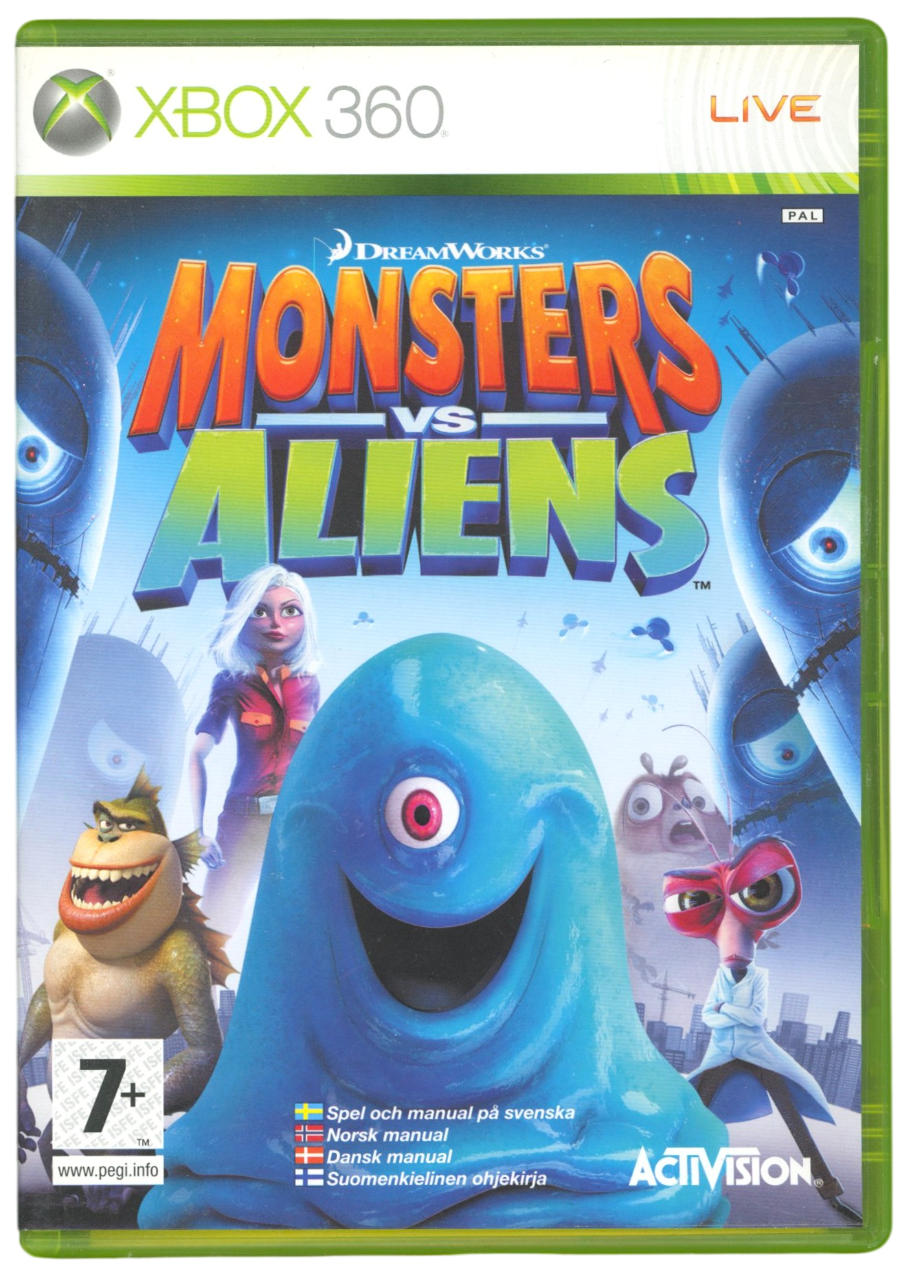 Monsters vs. Aliens  – Xbox 360 spill