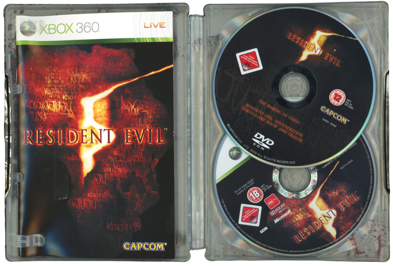 Resident Evil 5 (Steelbook Edition) – Xbox 360 spill