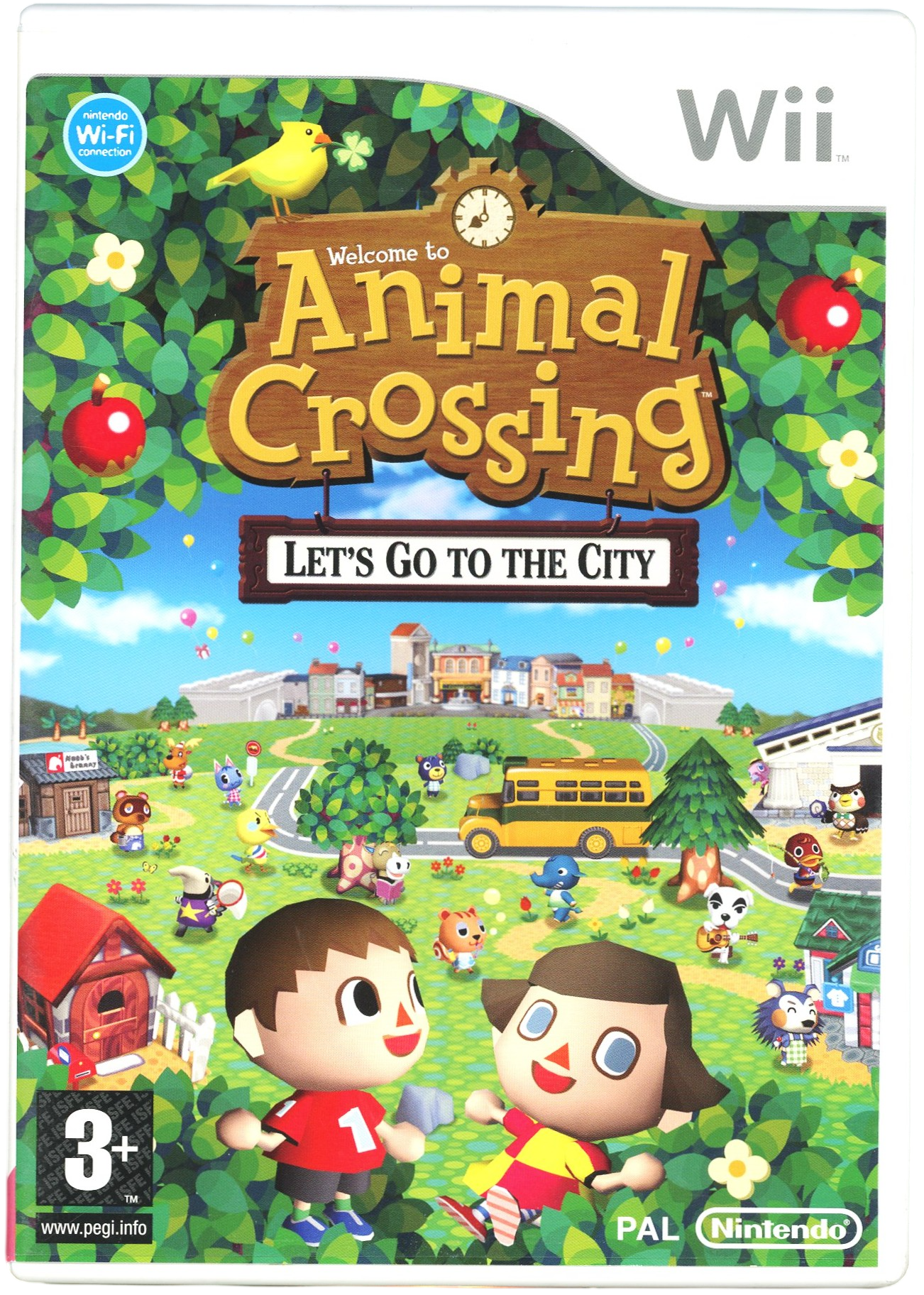 Animal Crossing - Let’s Go to the City - Nintendo Wii spill