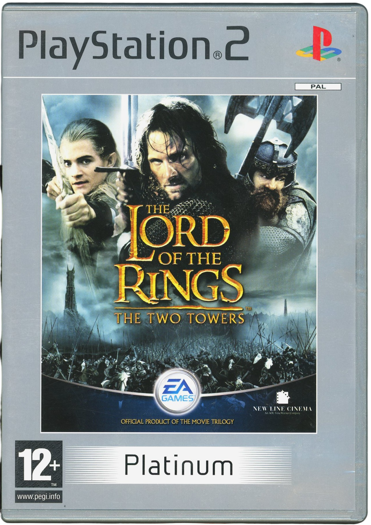 The Lord of the Rings - The Two Towers - Playstation 2 spill (PS2) (Platinum)