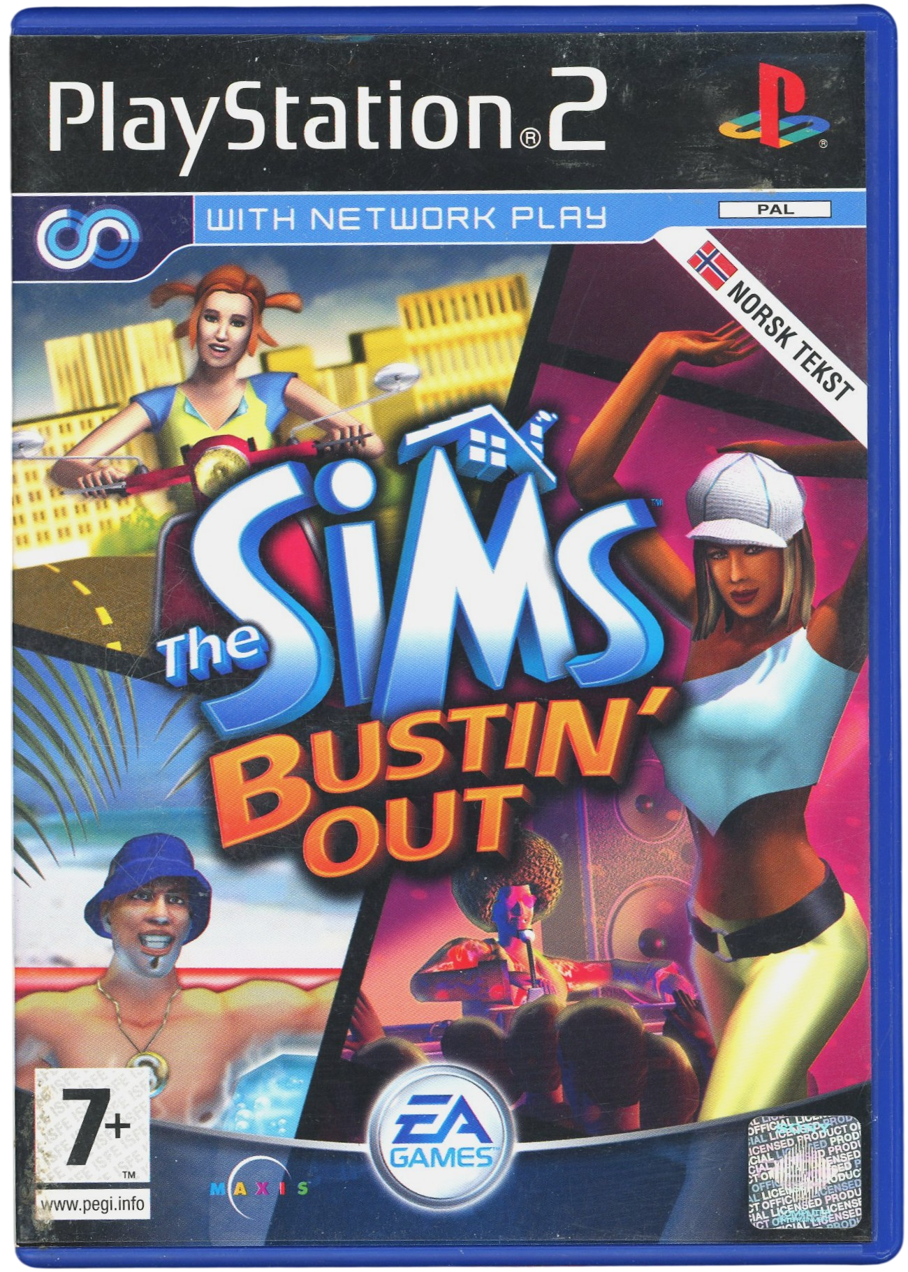 The Sims - Bustin' Out - Playstation 2 spill (PS2)