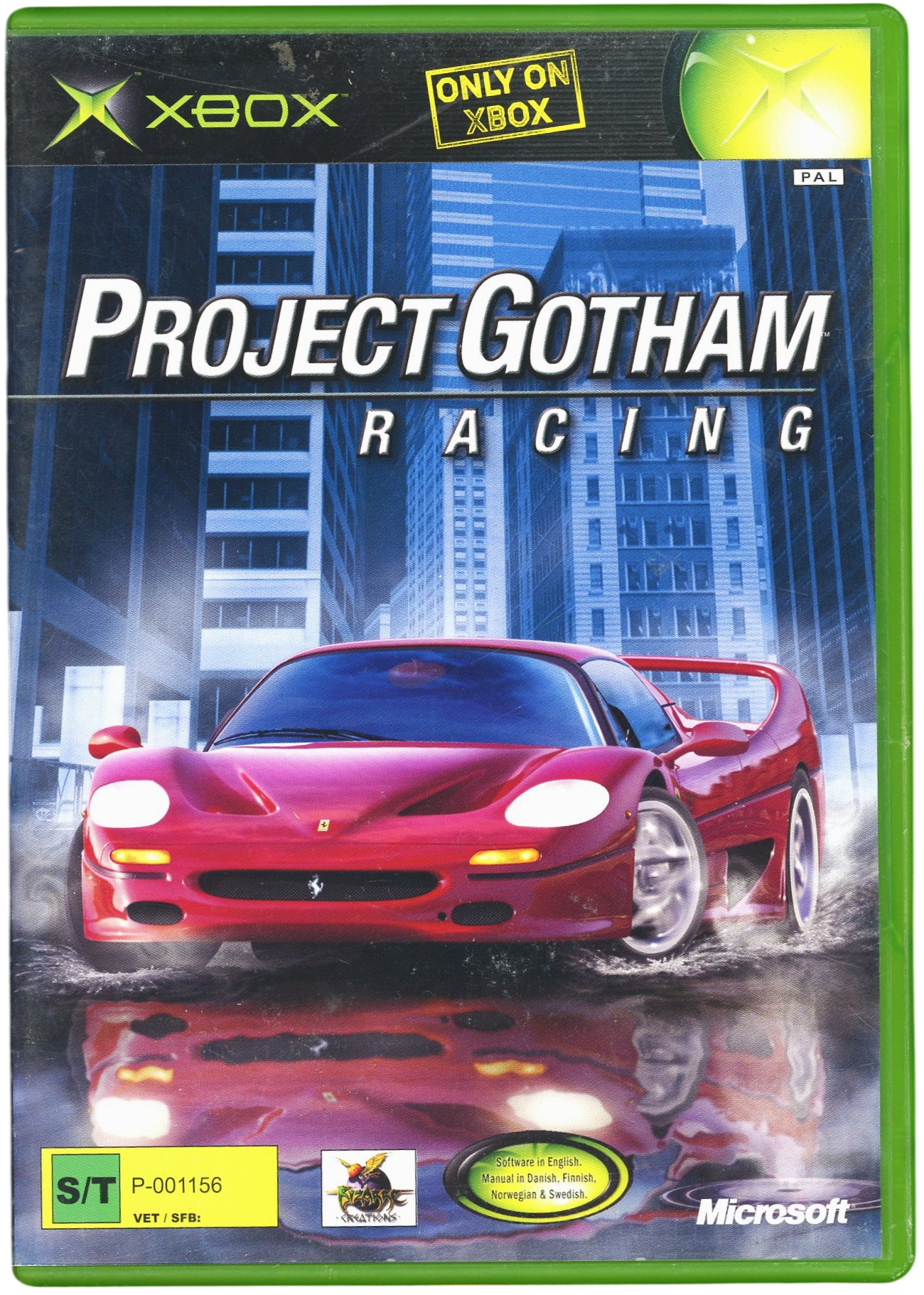 Project Gotham Racing - Xbox original spill