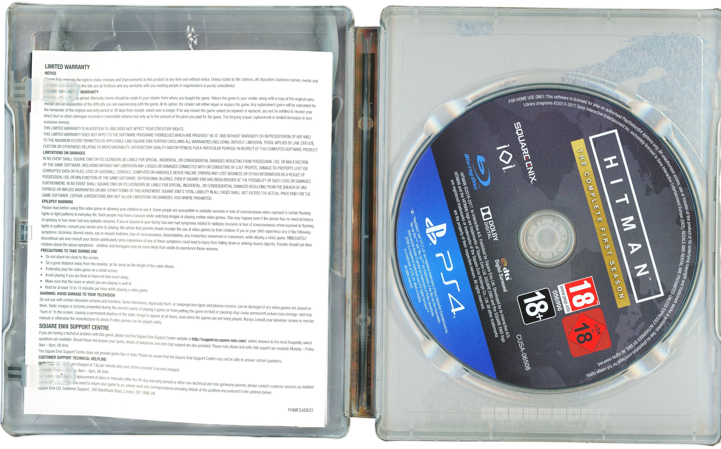 Hitman – The Complete First Season - Playstation 4 spill (ps4) (Steelbook)