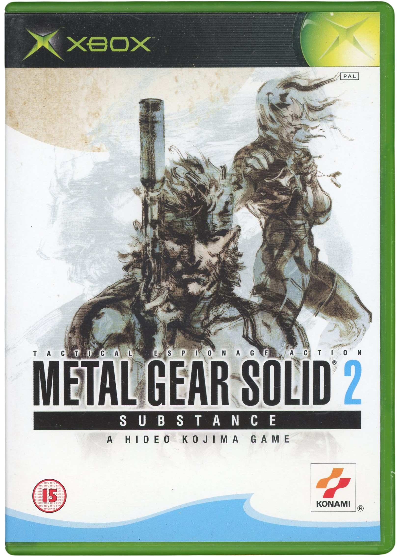 Metal Gear Solid 2 - Substance - Xbox original spill