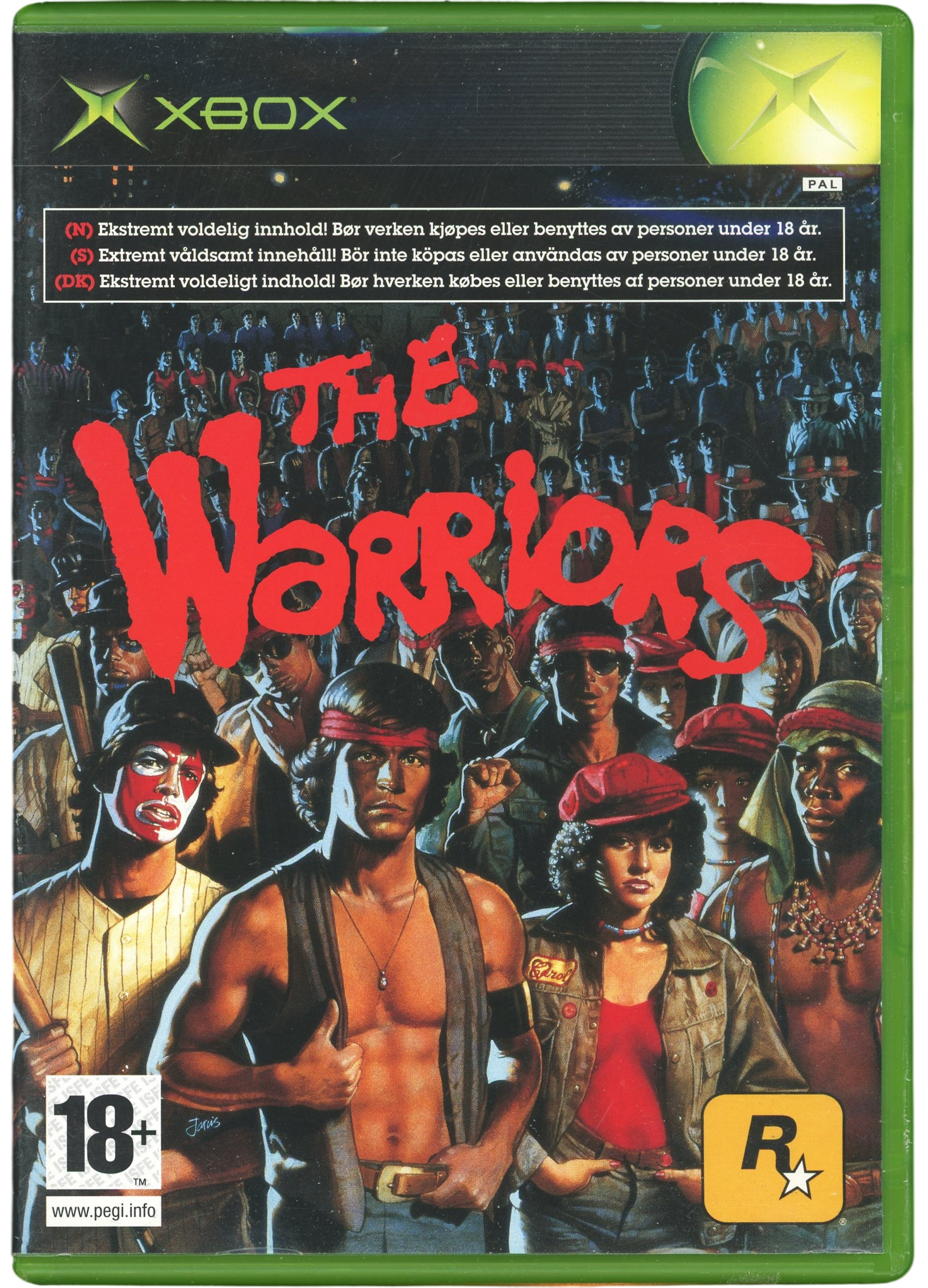The Warriors - Xbox original spill