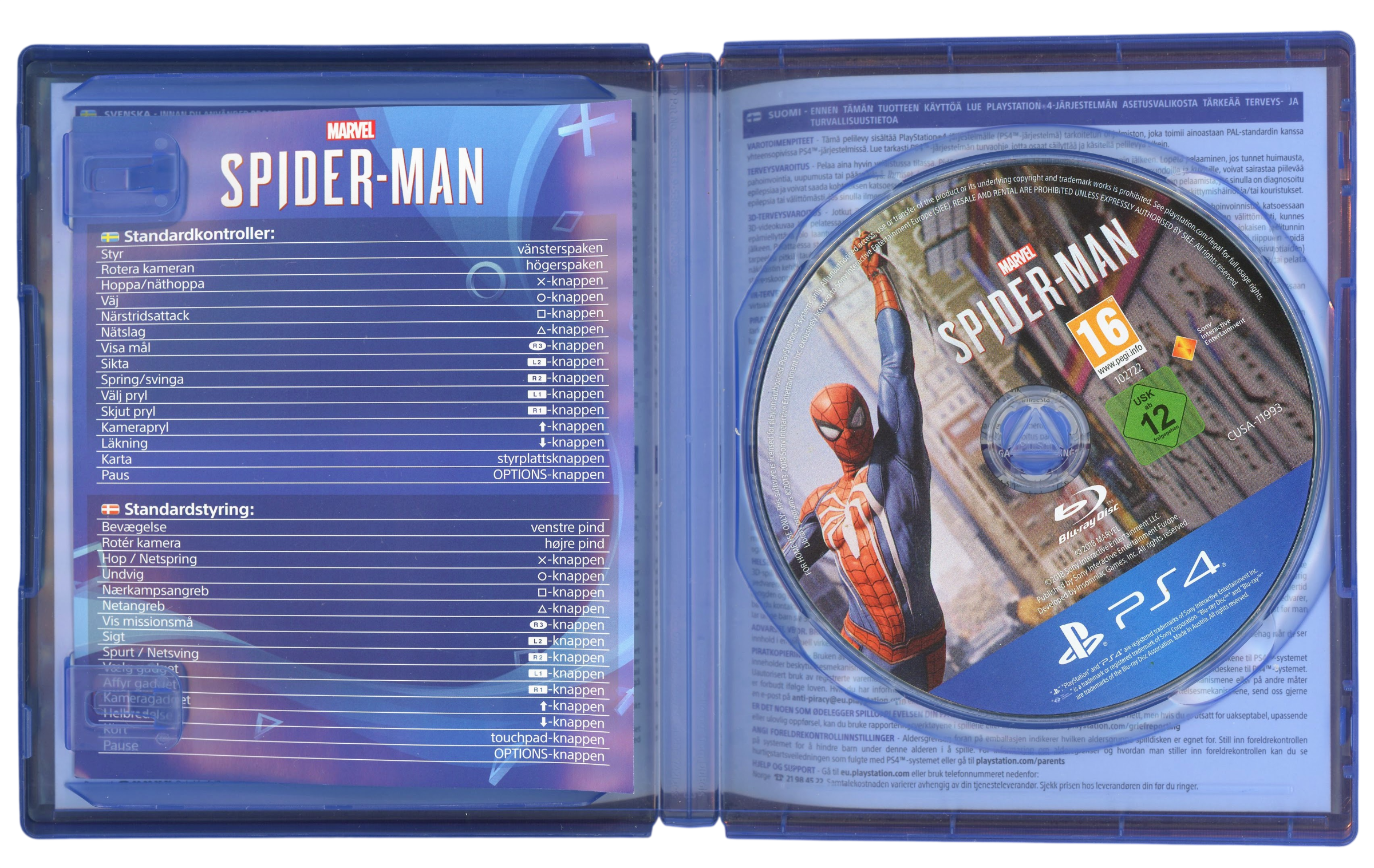 Spider-man - Playstation 4 spill (ps4)