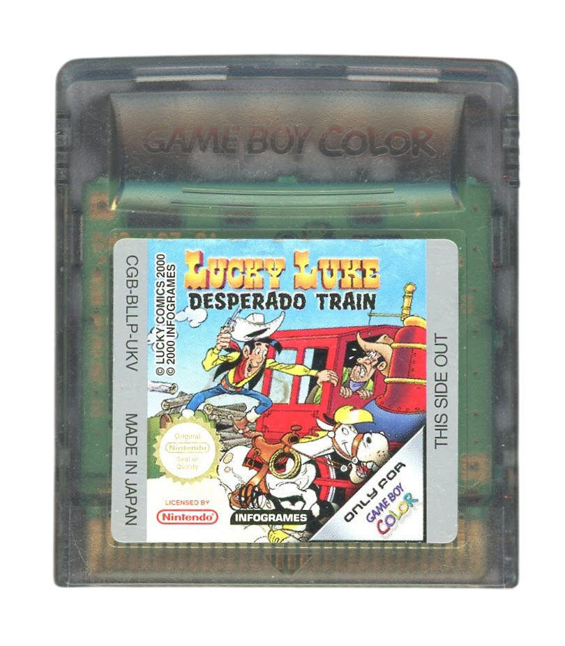 Lucky Luke - Desperado train - Nintendo Gameboy color spill (GBC)