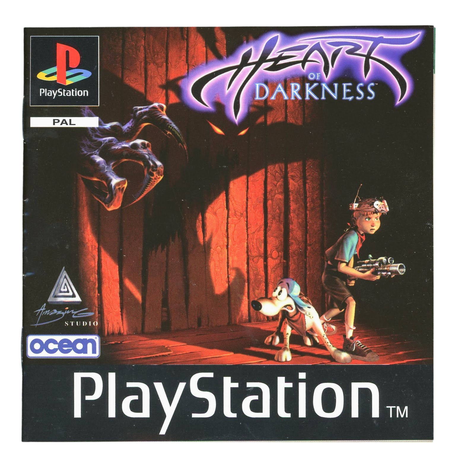 Heart of darkness - Playstation 1 spill (PS1)