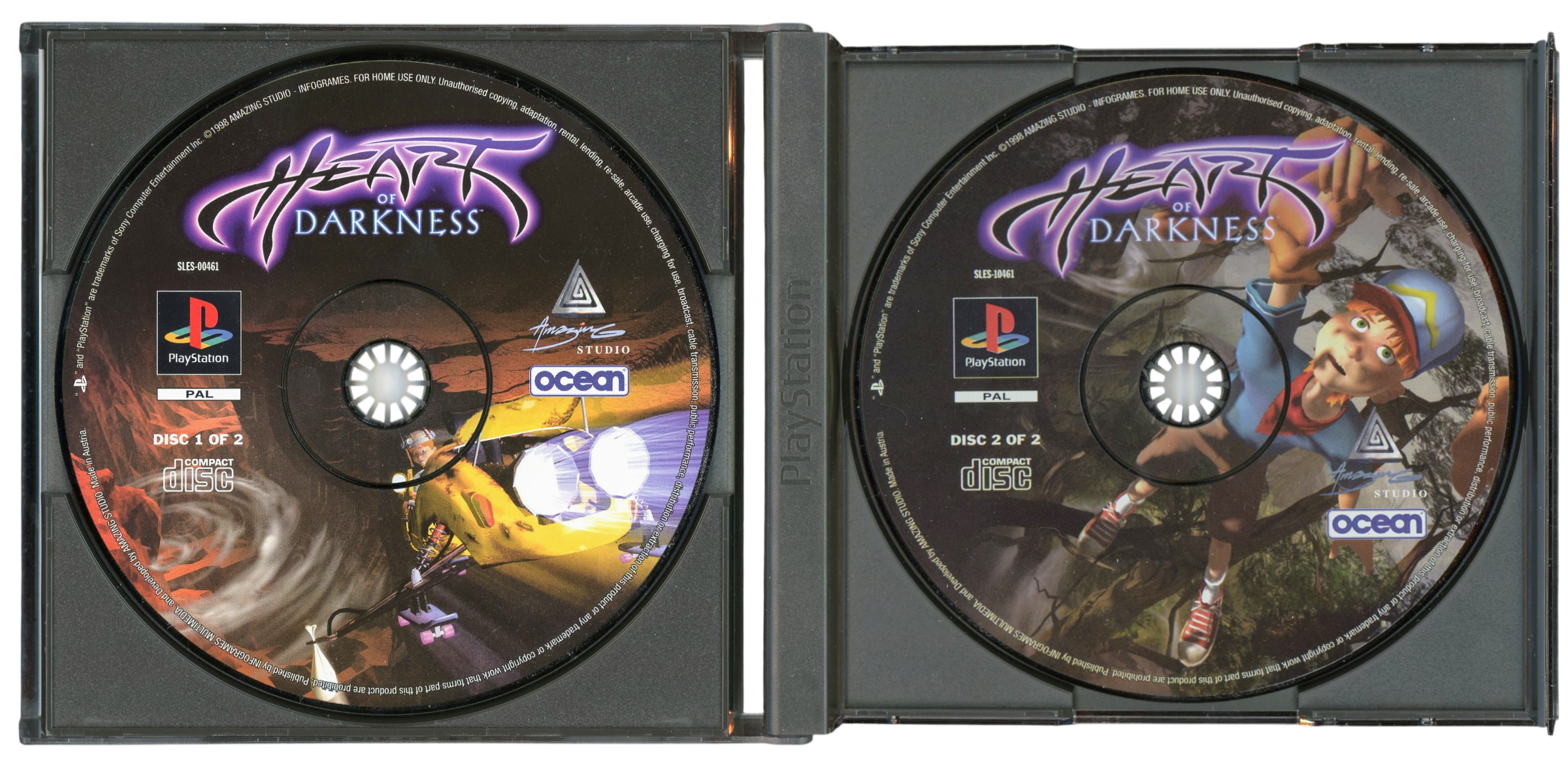 Heart of darkness - Playstation 1 spill (PS1)