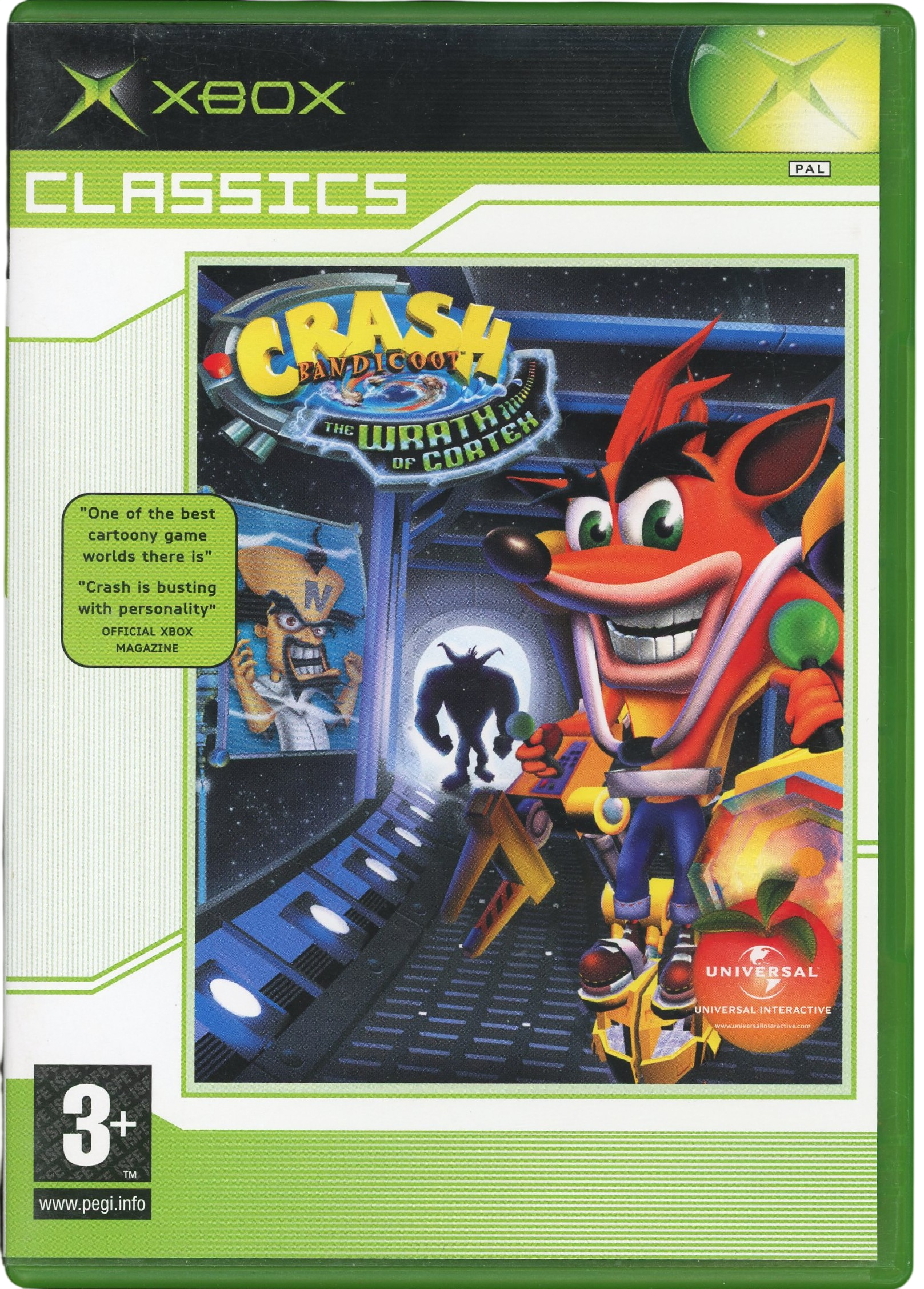 Crash Bandicoot - The Wrath of Cortex - Xbox original spill (Classics)