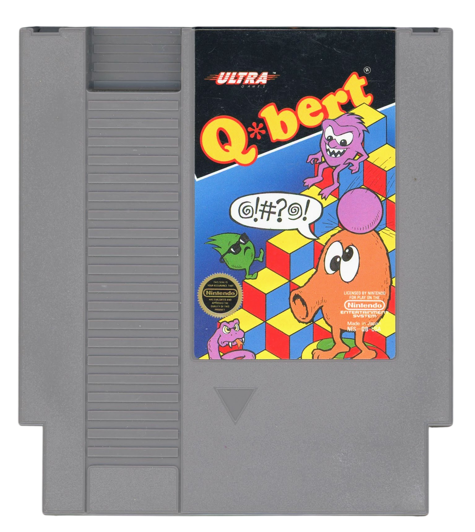 Q*bert (USA) - Nintendo entertainment system / NES spill