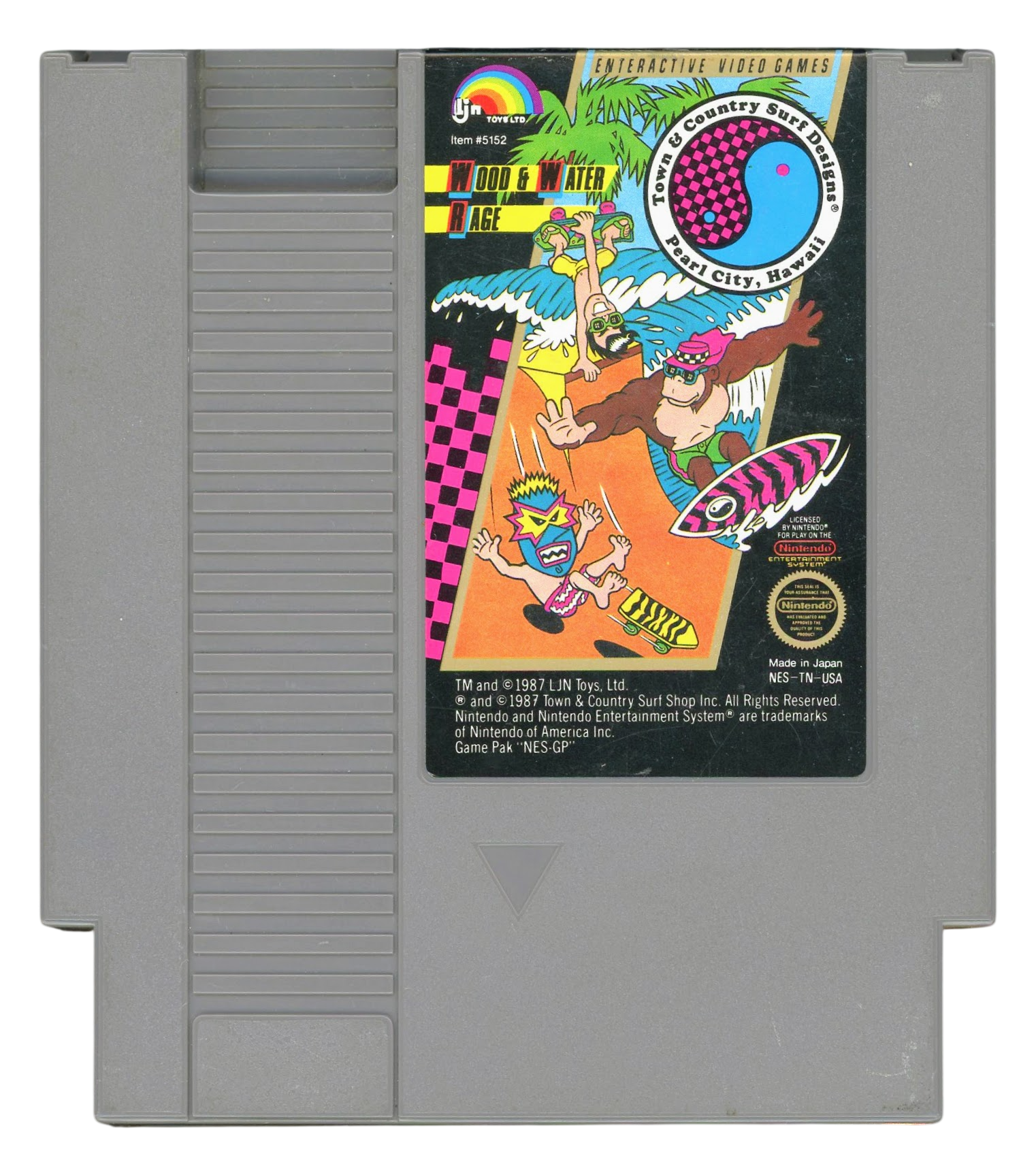 Town & Country Surf Designs: Wood & Water Rage (USA) - NES spill