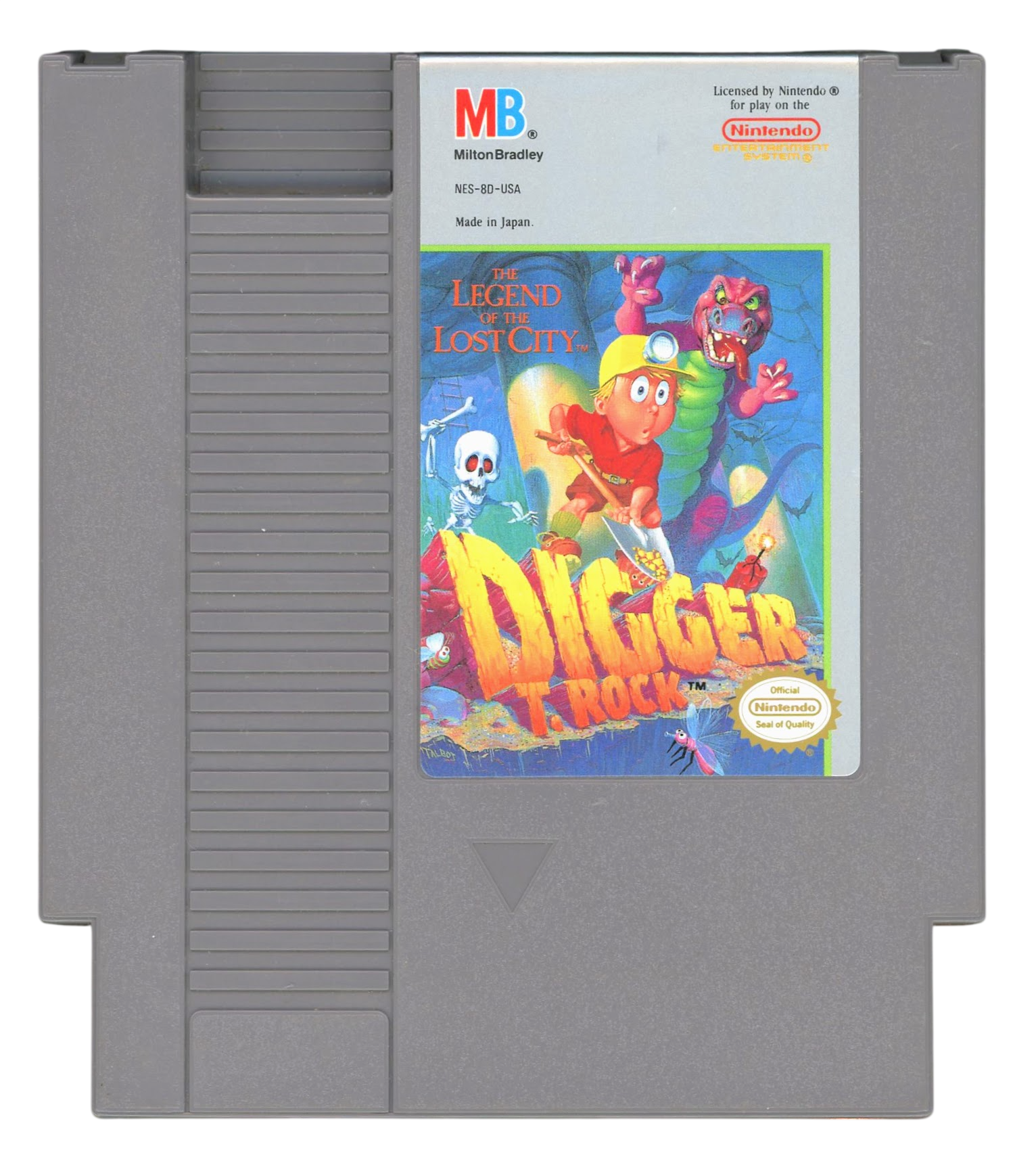 Digger T. Rock - The Legend of the Lost City (USA) - NES spill