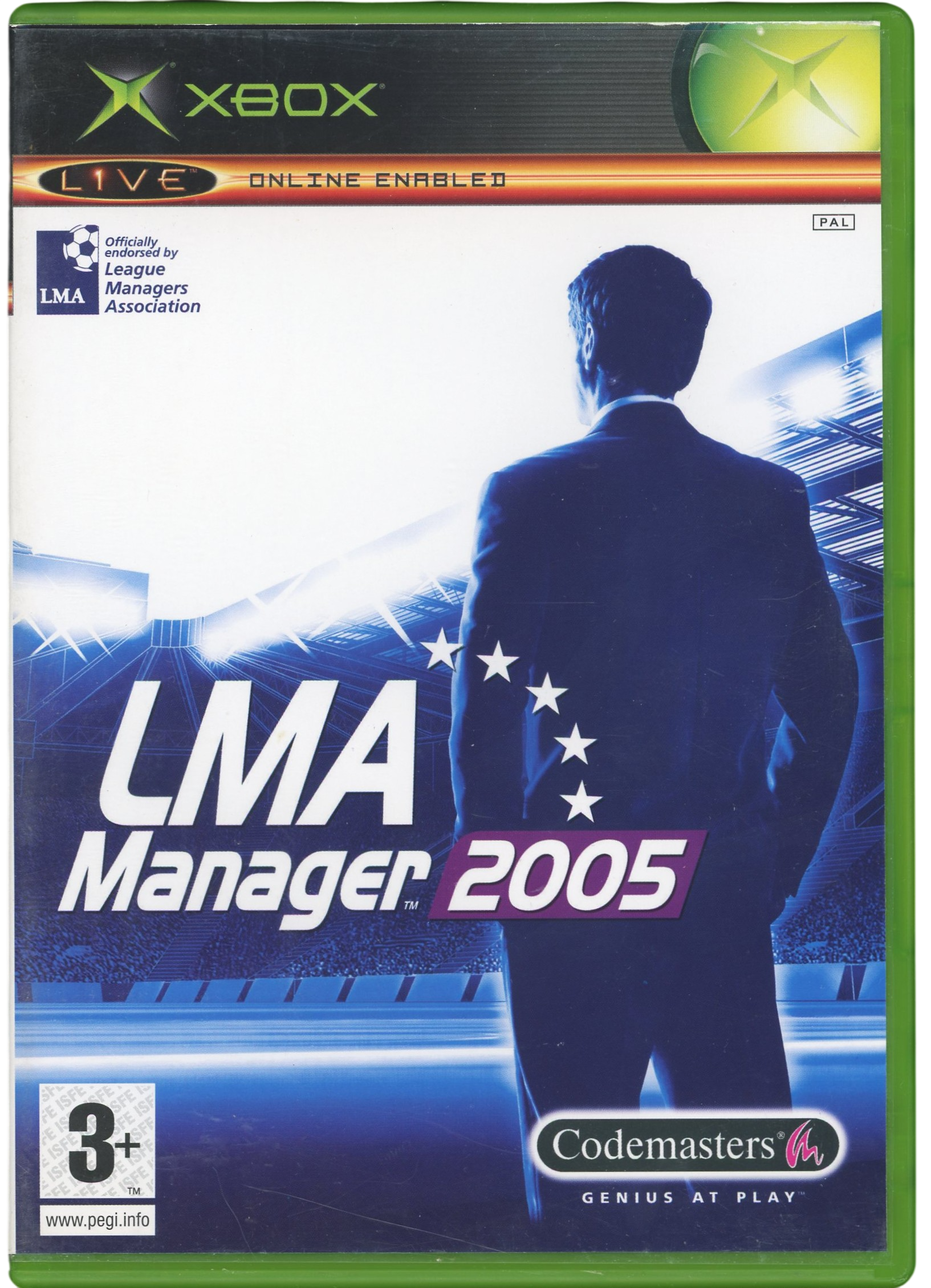 LMA Manager 2005 - Xbox original spill