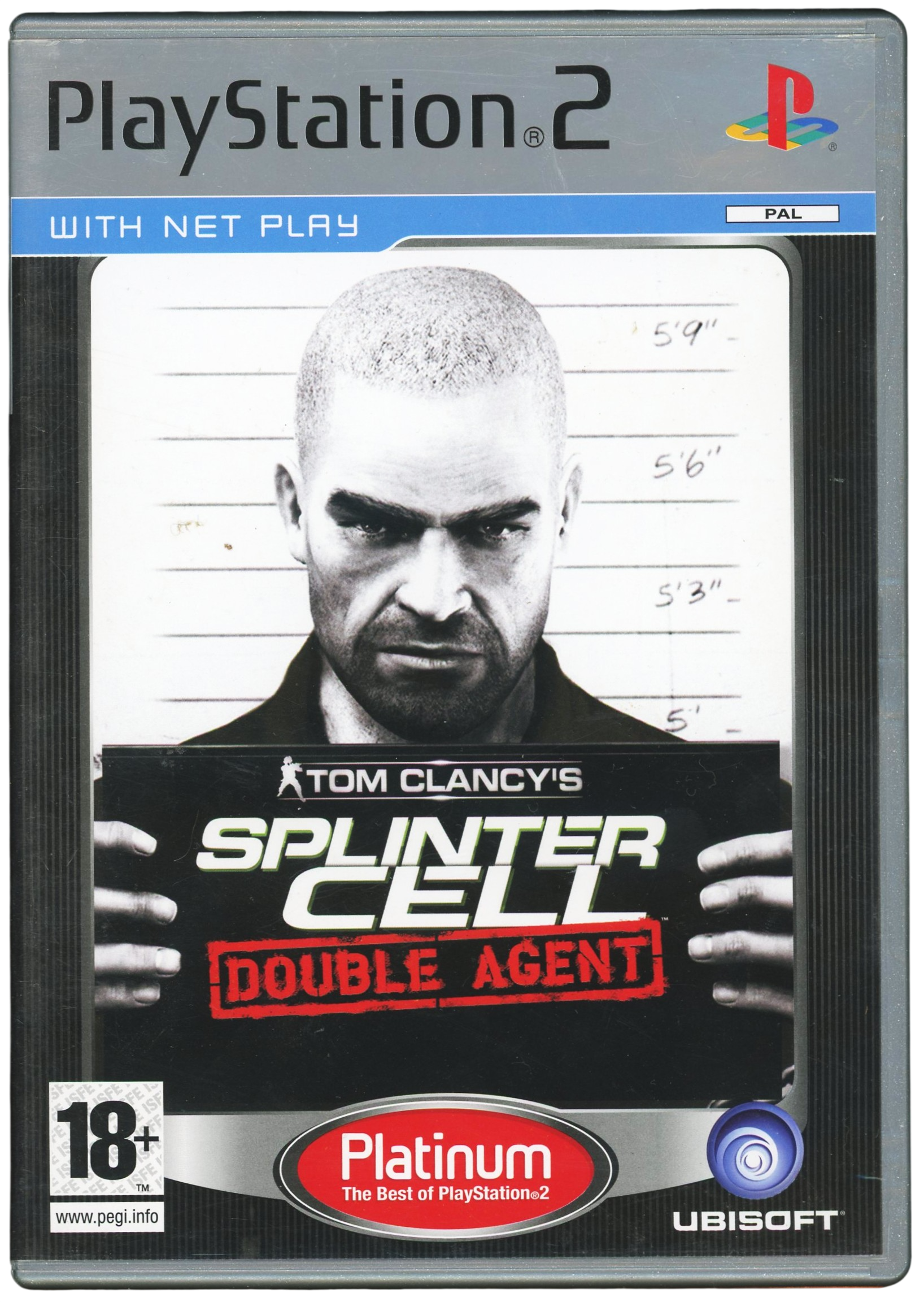 Tom Clancy's Splinter Cell - Double Agent - Playstation 2 spill (PS2) (Platinum)
