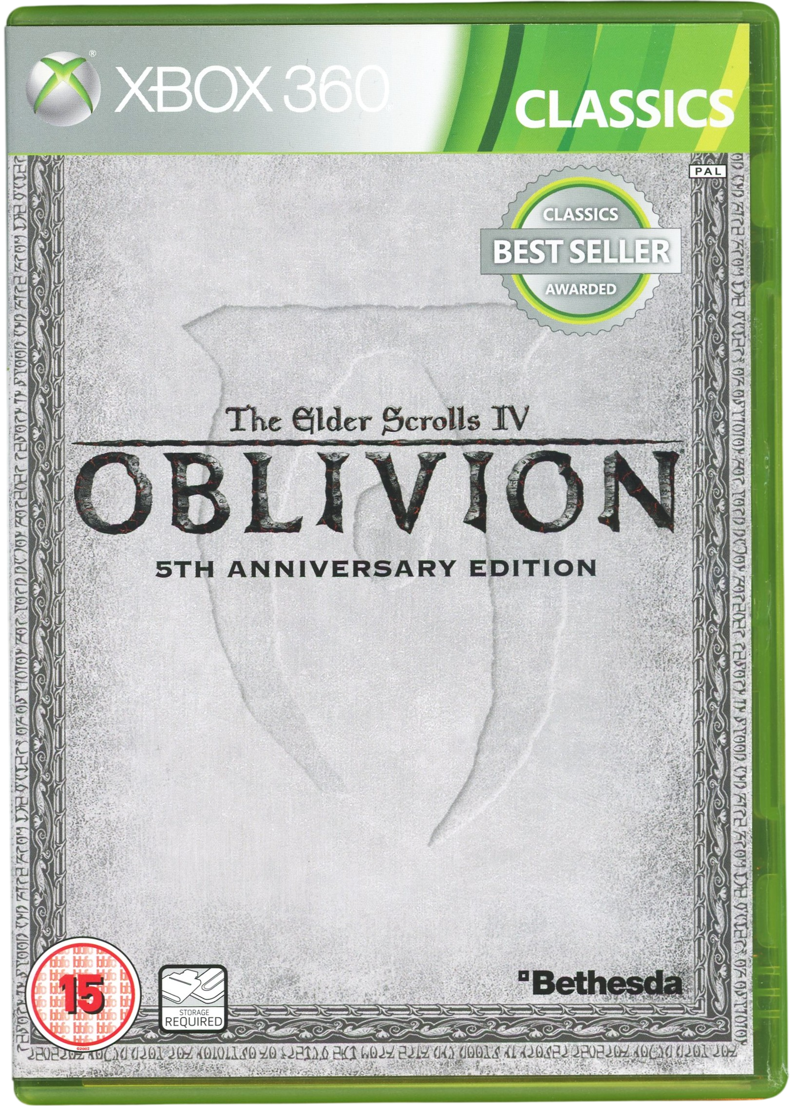 The Elder Scrolls IV -  Oblivion – 5th Anniversary Edition - Xbox 360 spill (Classics)