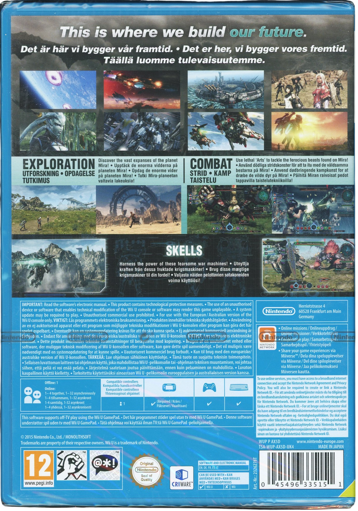 Xenoblade Chronicles X (Nytt) - Nintendo Wii U spill