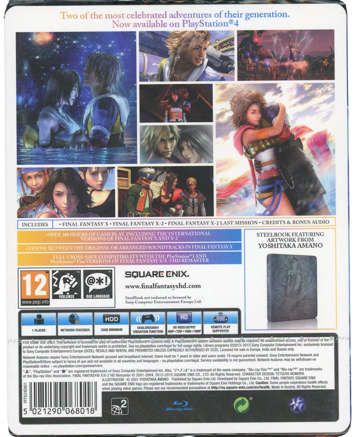 Final Fantasy X / X-2 HD Remaster – Limited Edition (Nytt) - playstation 4 spill (ps4)