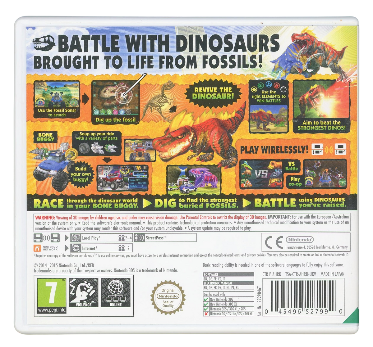 Fossil fighters - Frontier – Nintendo 3DS spill