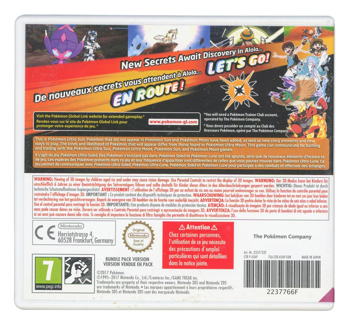 Pokemon ultra sun – Nintendo 3DS spill