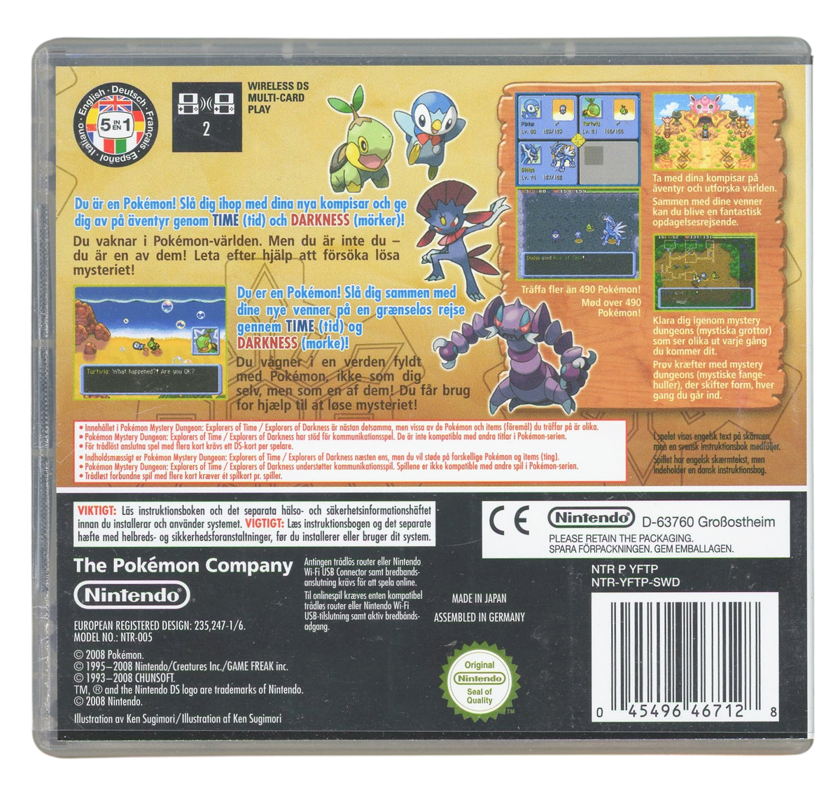 Pokemon mystery dungeon - Explorers of time – Nintendo DS spill