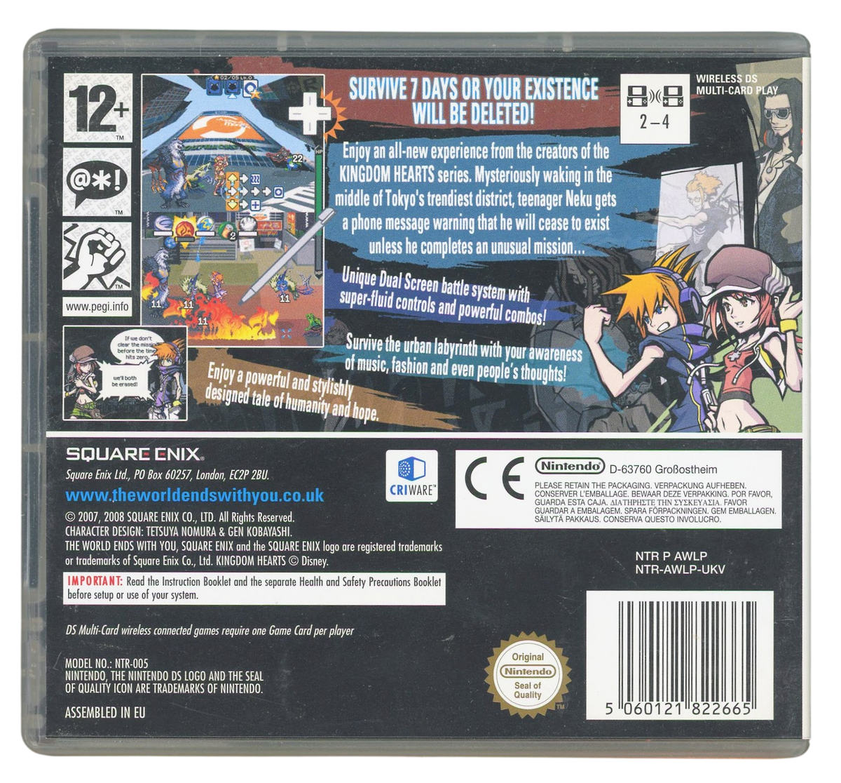 The world ends with you – Nintendo DS spill
