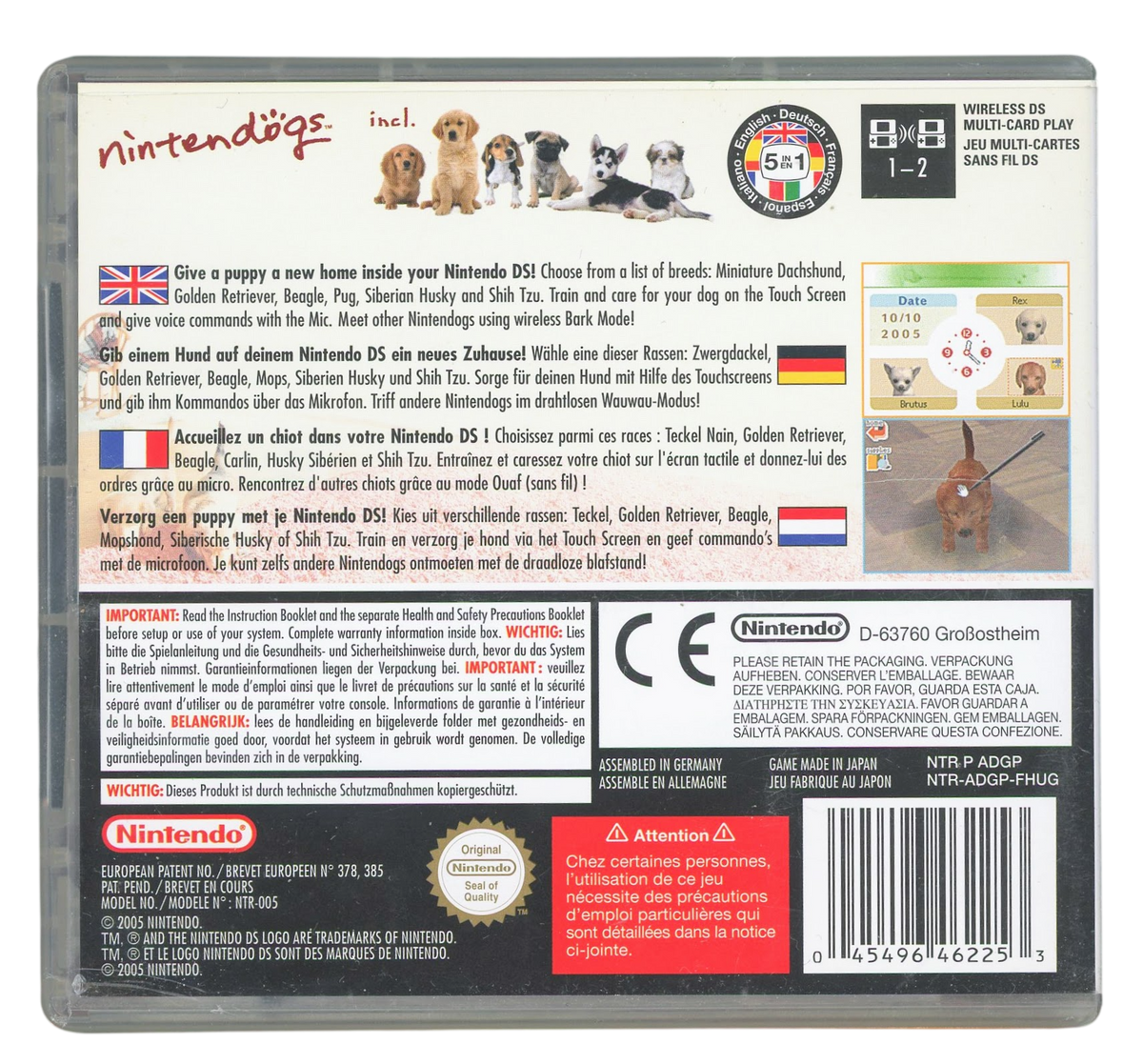 Nintendogs: Dachshund & friends - Nintendo DS spill