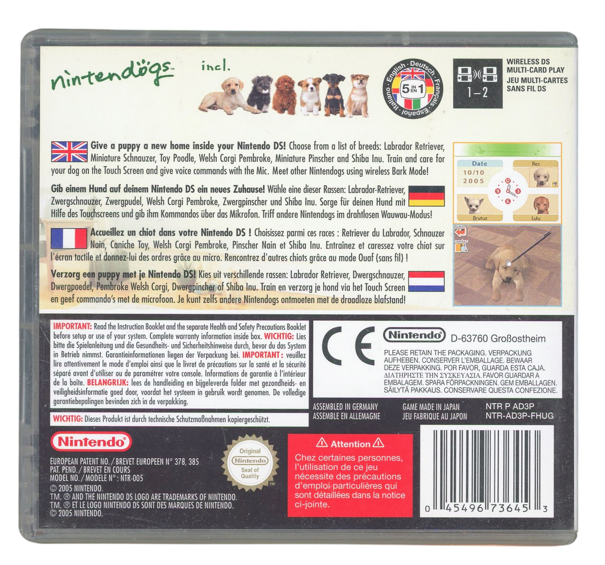 Nintendogs - Labrador & Friends - Nintendo DS spill