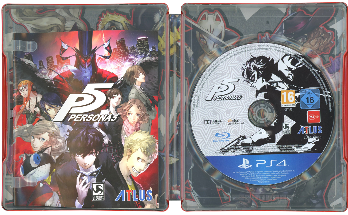 Persona 5 - Playstation 4 spill (ps4)(steelbook)