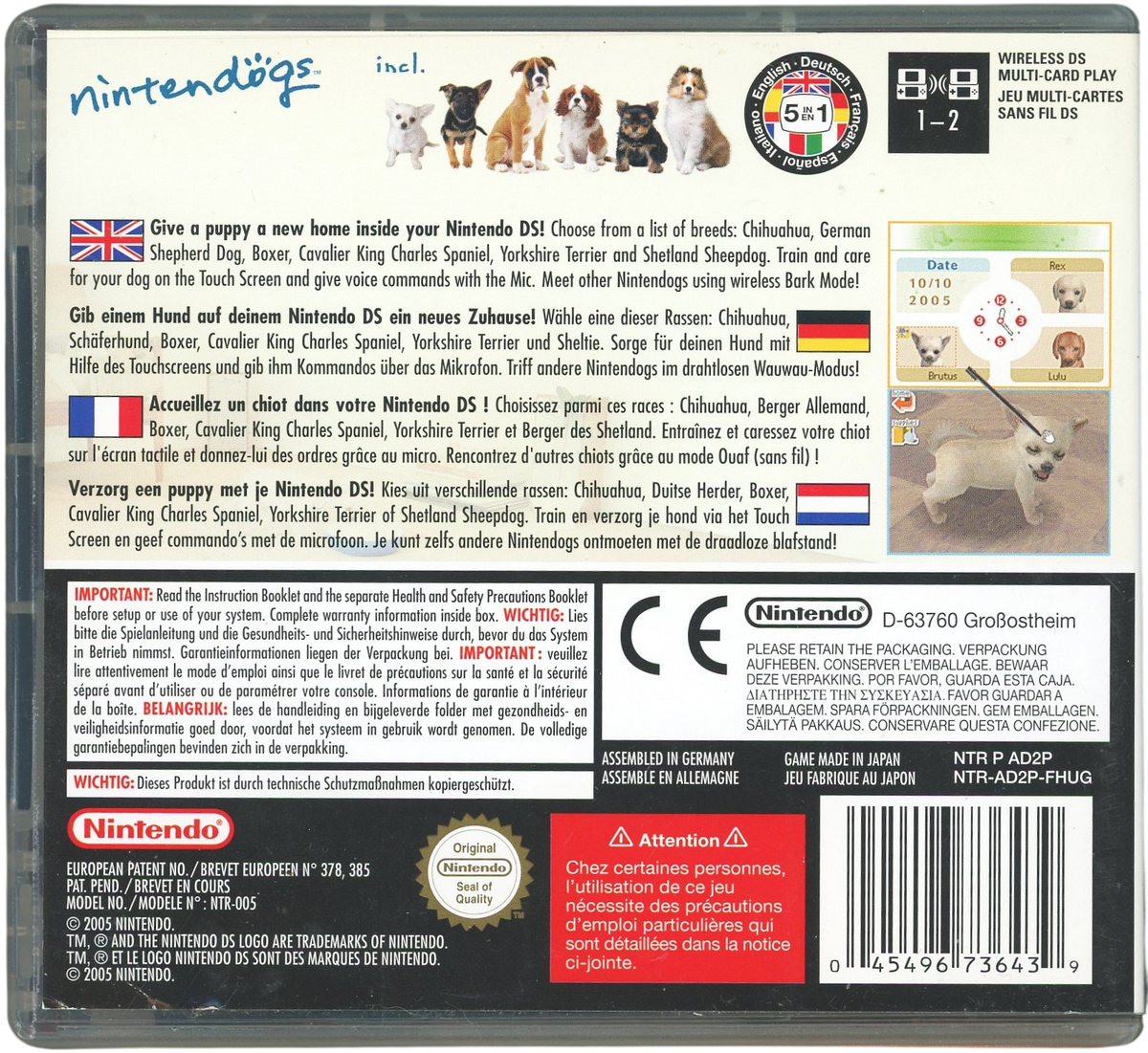 Nintendogs – Chihuahua & Friends - Nintendo DS spill