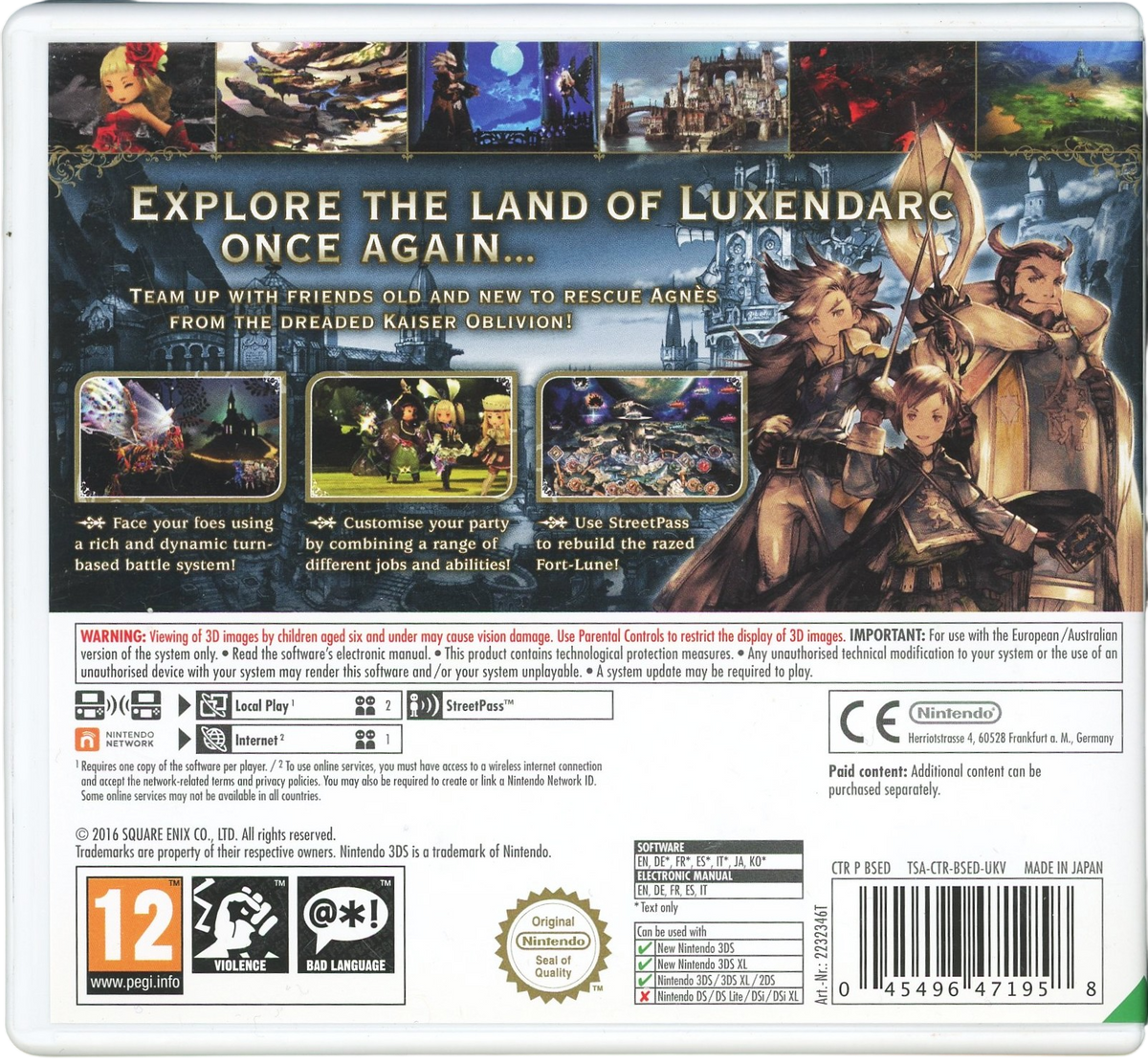Bravely Second – End Layer – Nintendo 3DS spill