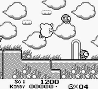 Kirby's dream land - GameBoy spill