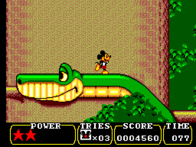 Land of illusion starring Mickey Mouse (i eske) - Sega game gear spill